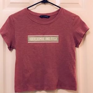 Lavender A&F Crop Top Size S